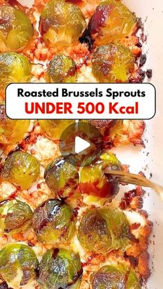 roasted brussel sprouts under 500 keal are ready to be eaten