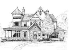 this is an artist's rendering of a house