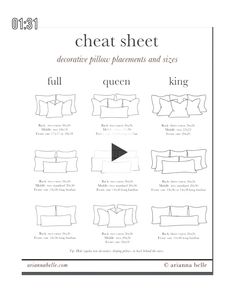 the instructions for how to make a pillow