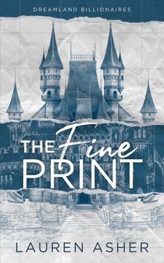 the book cover for the time print by lauren asher, with an image of a castle