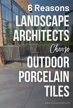 6 Reasons Why Landscape Architects Choose Outdoor Porcelain Tiles	6 Reasons Landscape Architects Choose Outdoor Porcelain Tiles Outdoor Porcelain Tile Patio, Porcelain Patio Ideas, Porcelain Tile Patio, Patio Tiles, Landscape Architects