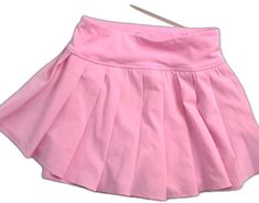 Casual Pink Skort For School, Cute School Tennis Skirt For Spring, Preppy Pink Cotton Skort, Pink Cotton Preppy Skort, Cute Tennis Skirt For School In Spring, Cute Tennis Skirt For School And Spring, Pink Cotton Skort For School, Cute Fitted Tennis Skirt For School, Pink Pleated Cotton Skort