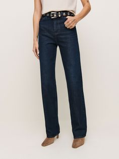 Tell your legs. Shop the Wilder High Rise Wide Jeans from Reformation, a full length jean that is slim throughout the thighs and has a wide leg opening. High Rise Wide Leg Jeans, Wide Jeans, New Tops, Jean Skirt, Skirt Pants, Wide Leg Jeans, Leg Jeans, New Dress, Womens Bottoms