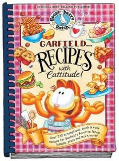 the cover of garfield's recipe book