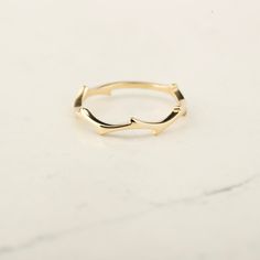 14k Solid Gold Branch Ring - 14k Gold Thorn Ring - 14k Gold Leaf Ring - 14k Gold Tree Branch Ring - 14k Gold Olive Branch Ring  Promise Ring ★★ Description ★★ Embrace the beauty of nature with our 14K Solid Gold Thorn Branch Ring. Available in Gold, Rose Gold, and White Gold, this exquisite piece features a slender 3.4mm band adorned with intricately detailed thorns, capturing the essence of a delicate branch. Symbolizing strength, growth, and the enduring beauty of the natural world, this ring 14k Gold Midi Promise Rings With Polished Finish, 14k Gold Stackable Rings For Everyday, Everyday 14k Gold Hallmarked Rings, 14k Gold Midi Rings With Polished Finish, 14k Gold Stamped Midi Rings, Gold Rings With Prong Setting In 14k Gold, Minimalist Gold Ring With Prong Setting, Minimalist Gold Rings With Prong Setting, Gold Tree Branches