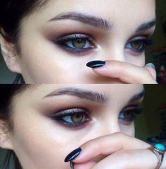 smokey purple eye makeup Makijaż Smokey Eye, Edgy Makeup, Dark Makeup, Elegant Makeup, Grunge Makeup, It Goes On