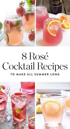 8 rose cocktail recipes to make all summer long