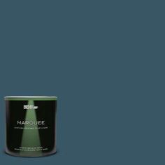 a can of marquee paint on a dark blue background with the words marquee