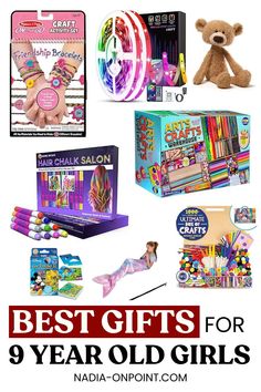 Trendy Gift Guides and Ideas! Here you'll find some of the best gift ideas for 9 year old girls. gifts for 9 year girl | gifts for a 9 year girl | gifts ideas for 9 year girl | birthday gifts for 9 year girl | christmas gifts for 9 year girl | best gifts for 9 year girl | 9 year girl birthday gifts | gifts 9 year girl.