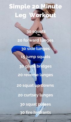 a woman standing on one leg with the text, simple 2 minute leg workout