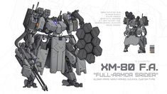 an image of a robot from the movie xm - 80 fa full armor sider