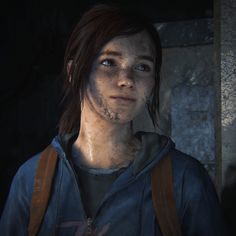 the last of us character looking into the camera