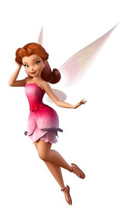 a cartoon fairy is flying through the air