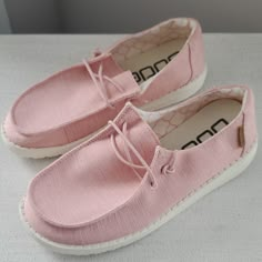 New Arrival Limited Sizes Girls Hey Dude Shoes Color: Cotton Candy Cute For Easter And Summer Or Any Time Hey Dude Shoes Women Pink, Pink Hey Dudes Outfit, Hey Dudes Pink, Casual Pink Canvas Shoes With Flat Heel, Casual Pink Flat Heel Canvas Shoes, Heydudeshoes Women, Pink Comfortable Canvas Shoes For Spring, Comfortable Pink Canvas Shoes For Spring, Spring Canvas Shoes With Soft Sole And Round Toe