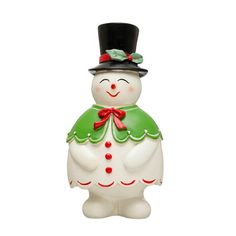 2-1/2L x 2W x 5-1/4H Resin Snowman Toothpick Holder w/ Top Hat, Multi Color by Creative Co-Op Toothpick Holder, Glass Pumpkins, Creative Co Op, Linen Spray, Melting Candles, Vase Candle Holder, Nutcracker Christmas, Lantern Candle Holders, Christmas Toys