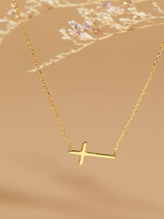 Wear this delicate gold cross as any every day wear piece! It&rsquo;s simple yet stylish and meaningful. Makes the perfect gift!


	9&rdquo; length (adjustable)
	Clasp closure
	Imported


&nbsp; Necklaces Danity, Cross Necklace Rosegold, Cute Cross Necklace Gold, Gold Jewelry Altard State, Simple Gold Cross Necklace, Cute Jewelry Gold, Classy Gold Jewelry, Cross Necklace Aesthetic, Cute Gold Jewelry