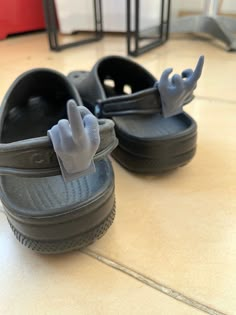 "Middle finger that can fit easily on croc. Middle finger Available in 19 colors. Due to the nature of 3D Printing, small imperfections and layer lines may occur. And Colors may vary due to different monitor specifications. *Sandals/Shoes not included* \"Price for a pair\" *The items will be wrapped with bubblewarp for better safety during shipment*" Crocs Accessories, Cool Gadgets For Men, Crocs Fashion, Cute Boy Pic, Winnie The Pooh Pictures, Mens Shoes Sandals, Hermes Shoes, Clean Shoes, Slides Shoes