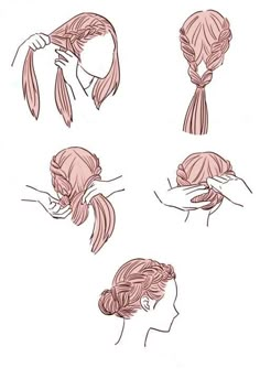 Art Teacher Hairstyles, Musical Theater Hairstyles, Hair Step By Step, Hair Tutorials Easy, Hair Tutorials For Medium Hair, Bridesmaid Hair Updo, Hair Stylies