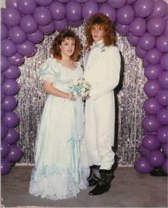 Couple Prom, 80s Wedding, Decades Fashion, Awkward Photos, 80s Photos