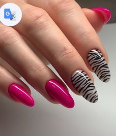 Beautiful Wedding Nails, Latest Nails, Stylish Nail Art, Bright Nail Art, Bright Nail Designs, 2023 Nail, Zebra Nails, Nails Arts, Summer Nail Designs