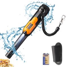 PRICES MAY VARY. Upgraded Underwater IP68 Fully Waterproof: Our pinpointer metal detector is IP68 waterproof. Different from other metal detector accessories partially waterproof, our security wand metal detector can be fully immersed in water and the maximum depth is 50FT. Widely used indoors and outdoors, like the lake, river, pond, ocean, rain, beach, lawn, park, sand, yard, garden, forest, and house. (Note: Before using a metal locator in water, make sure the battery cover is tightened and s Underwater Metal Detector, Small Led Lights, Hunting Tools, Belt Holster, Treasure Hunting, Metal Detector, Hanging Wire, Lovely Shop, Treasure Hunt