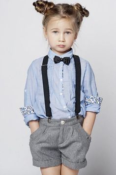 <3 Tomboy Kids, Tie And Suspenders, Kid Swag, Kid Fashion, Children Fashion, Fashion For Kids, Kid's Fashion, Stylish Kids