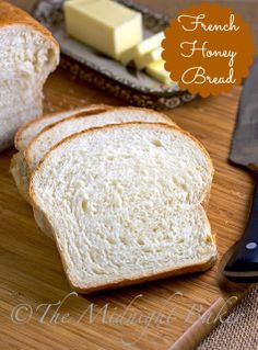 two slices of bread sitting on top of a cutting board