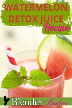 We devised this truly thirst-quenching watermelon detox juice recipe to keep you hydrated and help your body cleanse all summer long. Body Cleanse, Juicing Recipes, Juicer, Dairy Free