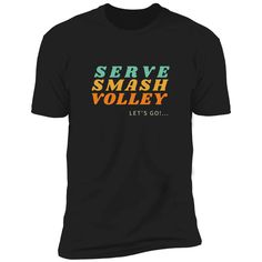 "Serve, Smash, Volly" Men's Cotton Tennis T-Shirt – Rallies and Rackets