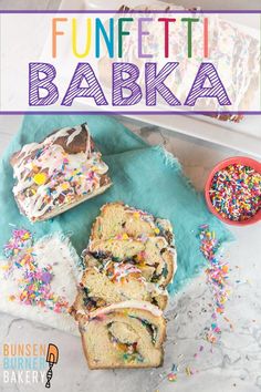 this funfetti babka bundt cake is so easy to make