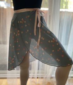 Handmade ballet wrap skirt with premium printed chiffon/crepe fabric. Semi-sheer and perfect for dancing in the studio, at home, or even just a cute accessory in the wardrobe.  Inspired by Cupid in Don Quixote. Long Wrap Skirt Pattern, Ballet Wrap Skirt, Long Wrap Skirt, Wrap Skirt Pattern, Ballet Clothes, Print Chiffon, Crepe Fabric, Wrap Skirt, Skirt Pattern