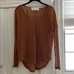 Never Worn Vintage Havana Sweater, Havana Brown, Vintage Havana, Havana, Knit Top, Vintage Ladies, Sweaters For Women, V Neck, Knitting