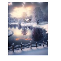 PRICES MAY VARY. 【Diamond Painting Kit】: Diamond art for adults is the most popular DIY craft. The diamond painting takes Snow Scene By The Lake as the theme background, and the unique design style makes your eyes shine. [Easy Diamond Painting Kit for Beginners]: Gemstone Painting Kit 1 * Canvas (20x20 inches), 1 * Diamond Stylus Pen, 2 * Gelatin, 1 * Plastic Tray, Ziplock Bag, Simple Operation Steps. 【Diamond Painting for Adults】When you are free, you can pass the time with diamond art; when you are stressed, you can relieve stress by making diamond paintings. 【Fun Diamond Art for Children】Rhinestone diamond painting not only allows you and your children to enjoy interactive time, but also helps children develop their understanding of color and aesthetics, and increases parent-child bondi Gemstone Painting, Painting For Adults, Art For Children, Best Educational Toys, Popular Diy, Plastic Tray, Bedroom Crafts, Diamond Paint, Diamond Paintings