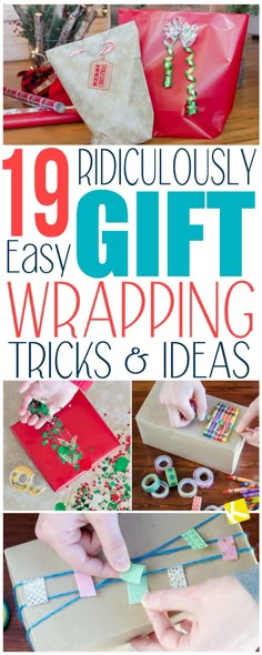 diy gift wrapping tricks and ideas for christmas