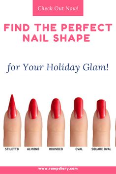 Wondering what’s the best nail shape to match your style? Discover how nail types and the right nail shape chart can elevate your December nails or Christmas nails! Whether you love elegant nails or trendy nails acrylic, the perfect shape transforms your nail designs. Find the ultimate nail inspo for minimalist or festive vibes! 🎄 #HolidayNails #NailInspo #NailShapeChart #ElegantNails #NailIdeas Best Nail Shape, Perfect Nail Shape, Nail Types, Holiday Glam