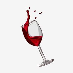 Wine Spill Art, Spilled Wine Glass Tattoo, Wine Glass Sticker, Wine Glass Spilling Drawing, Wine Glass Art Drawing, Wine Spilling Drawing, Spilled Wine Glass Drawing, Red Wine Tattoo, Glass Of Wine Drawing