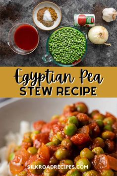 egyptian pea stew recipe with peas and carrots