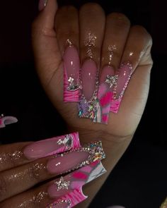 Prissy Press 💅🏽 on Instagram: "💗✨ them freestyle girlsss>>>>> 

•

•

•

#fyp#reels#freestyle#ilovenails#nailart#kawsnails#zebranails#pinknails#pinknailinspo#explorepage#kawsnailsinspo#buffalony#buffalonynailtech#blingnails#blingfrenchtips#nailcharms#kupatopcoat" Nail Arts