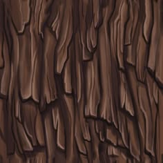 the bark of a tree is brown in color