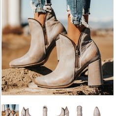 Reposhing This Item I Loved It, But Ready To Rotate For Something New. Questions? Leave A Comment Below! They Were Only Worn Once ! Handcrafted Boots, Freebird By Steven, Wrap Heels, Vintage Boots, Leather Wraps, Womens Heels, Something New, Cowboy Boots, Bootie Boots