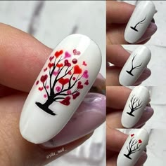 Nail Art Designs Brush Work, How To Draw Nail Art, Brush Work Nail Art Designs, Nails Art Paso A Paso, Tape Nail Art, Xmas Nail Art, Nail Art Designs Images