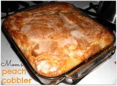 a square casserole sitting on top of a stove