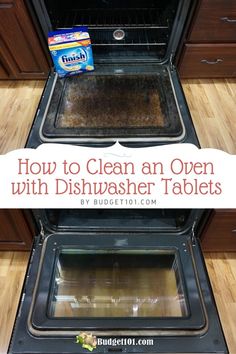 how to clean an oven with dishwasher tablets