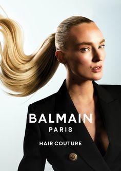 Editorial Hair Photography, Hairstyle Photoshoot, Hair Marketing, Ponytail Editorial, Hair Campaign, Balmain Hair Couture, Hair Portrait, Balmain Hair