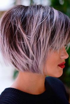 Hottest Short Haircuts for Women ★ See more: http://lovehairstyles.com/hottest-short-haircuts-women/ Purple Balayage, Rambut Brunette, Short Choppy Haircuts, Choppy Haircuts, Choppy Hair, Best Short Haircuts, Haircut And Color, Penteado Cabelo Curto, Short Hairstyle