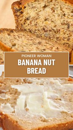 Banana Nut Bread Pioneer Woman Banana Bread Pioneer Woman, Banana Nut Bread Recipe Mini Loaves, Banana Nut Bread Recipe Healthy, Trisha Yearwood Banana Bread Recipe, Pioneer Woman Banana Bread, Banana Bread Recipe Pioneer Woman