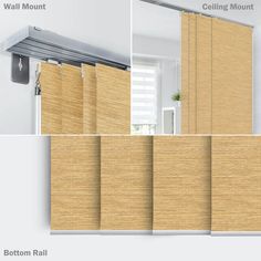 the bottom half of a window with roller blinds on it and bottom half open to reveal an