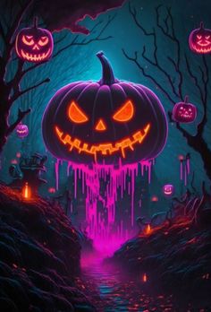 Cute Monsters Drawings, Happy Halloween Pictures, Halloween Wallpaper Backgrounds, Halloween Wallpaper Cute, Halloween Artwork, Halloween Greetings, Halloween Wallpaper Iphone, Halloween Illustration, Neon Wallpaper