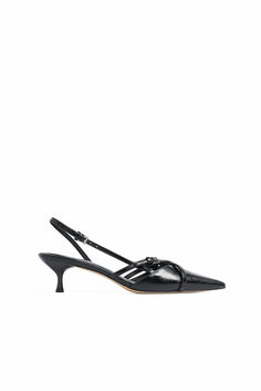 Buckled Straps Slingback Pumps Slingback Pump, Black Pumps, Heel Height, Buckle, Pumps, Heels, Black