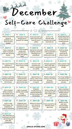 I am hosting a December health challenge. A simple selfcare challenge to embrace the end of the year and set yourself up for stamina and strength heading into the new year. DM for information on this wellness workshop .We are in this together. Self Care Calendar, Selfcare Challenge, December Challenge, Self Care Challenge, Wellness Workshop, 31 Day Challenge, Practicing Self Love, Self Care Bullet Journal, Self Confidence Tips